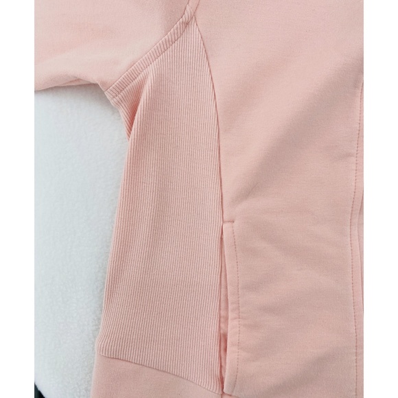 H by Halston Pink " Flyaway" Moto Crop Cotton Spring Collared Jacket, QVC UK, 16 - Picture 11 of 12